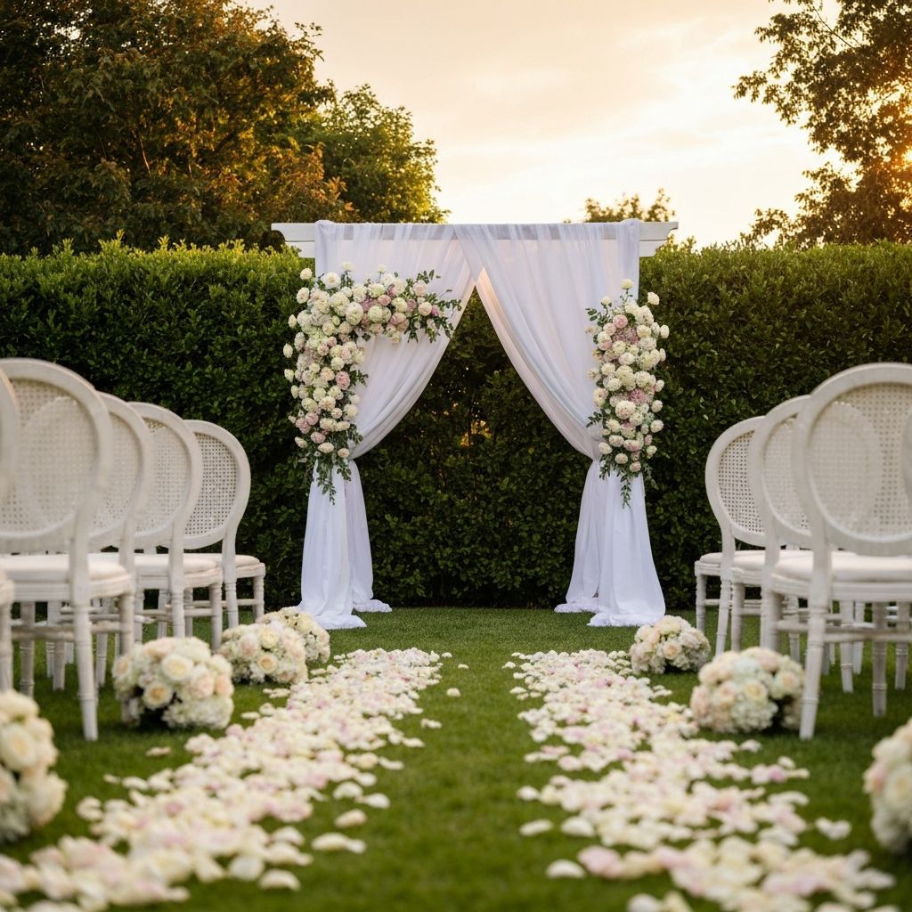 Wedding ceremony decoration